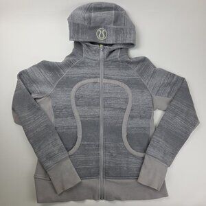 Lululemon Athletica Women's Full Zip Scuba Hoodie Gray Size 12